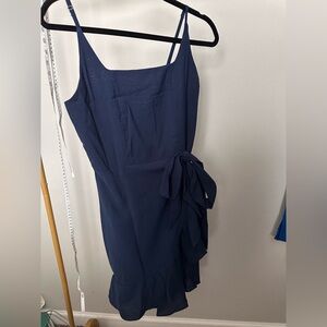 Elegant Navy Blue Dress